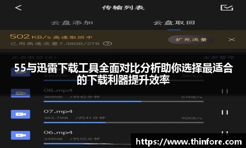 v66体育55与迅雷下载工具全面对比分析助你选择最适合的下载利器提升效率